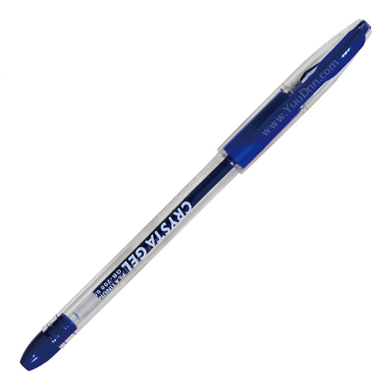 白金 Platinum钻石未来之笔GB-200 0.5mm(蓝）插盖式中性笔
