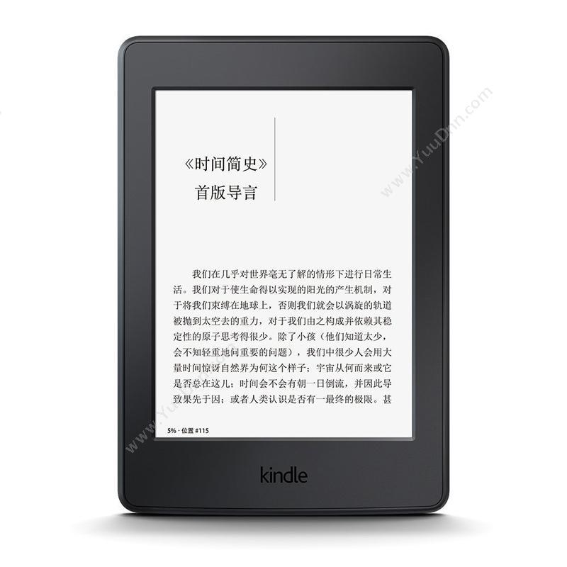 KindleKINDLE Paperwhite 3 电子书阅读器 6英寸 WIFI（黑）   全新升级版 护眼非反光电子墨水触控显示屏平板电脑