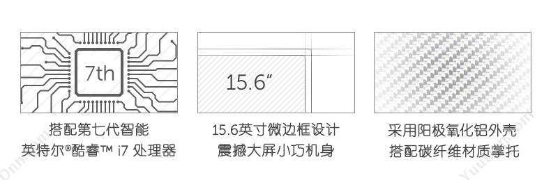 戴尔 Dell XPS 15-9560-R1845  15.6英寸I716G512G独显Win102Y（银） 笔记本