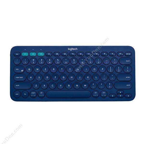 罗技 Logitech k380 蓝牙键盘 （蓝） 适用于任何蓝牙设备 无线键盘