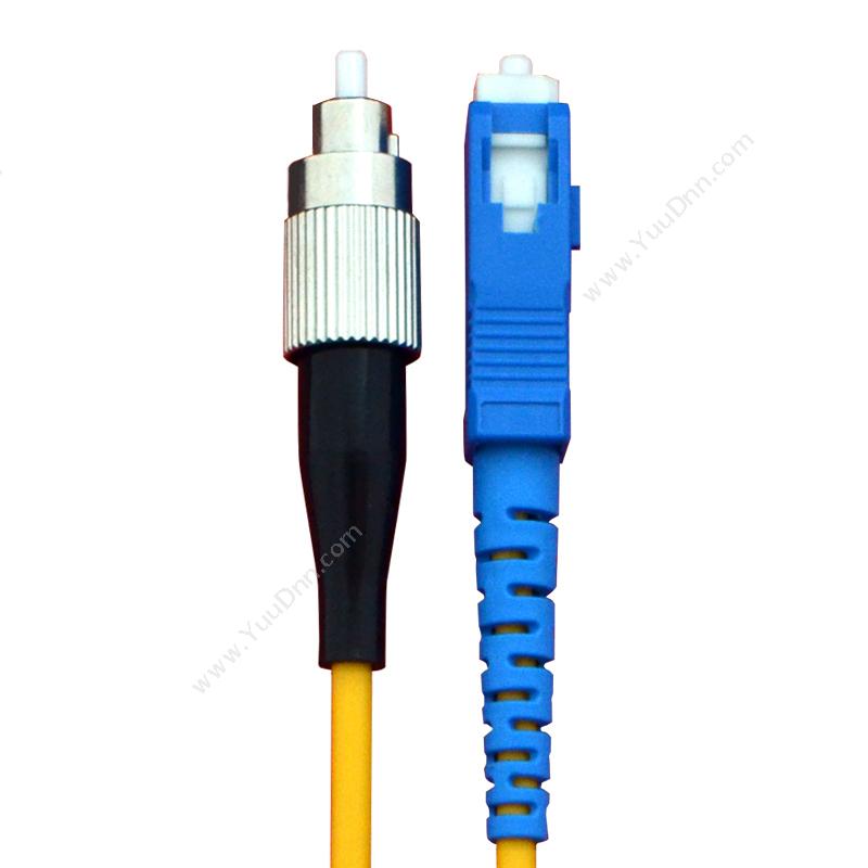 酷比客 L-Cubic LCCPSFSCFCYW-25M 单模单芯  公对公 （黄） 用于信号传输和数据传输电信网等 单模光纤跳线