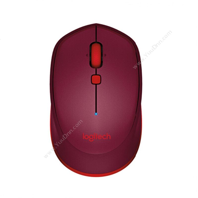 罗技 LogiM337 蓝牙鼠标 （红） 适用于苹果电脑键盘鼠标