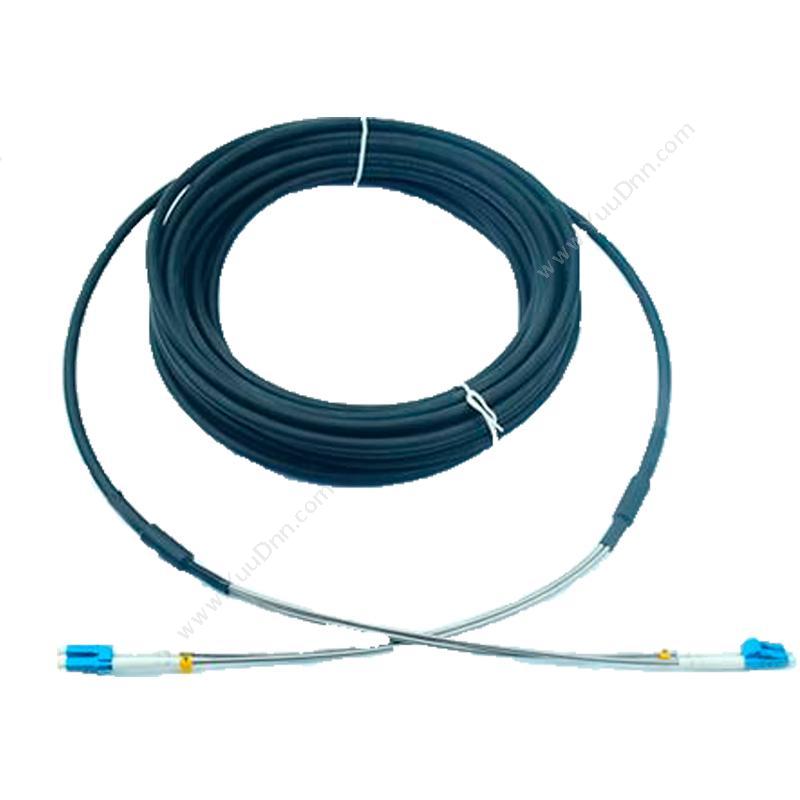 耐斯龙 Necero LC-LC 野战光缆组件 50米 （黑） 光缆