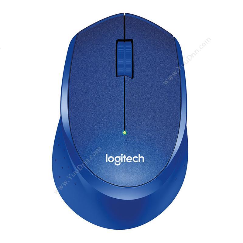罗技 Logitech M330（蓝） 无线鼠标