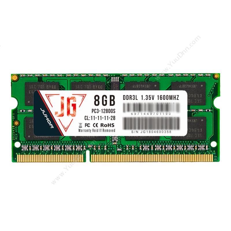 玖合 Juhor精工系列 DDR3 PC 8G 1600L内存