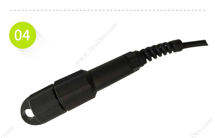 贝特 Jsbtif 双芯带防水 野战光缆 70M 黑色 转换器