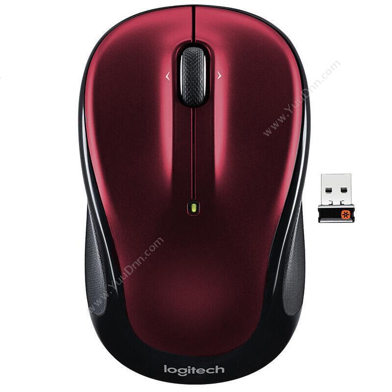 罗技 LogiM325（红）键盘鼠标