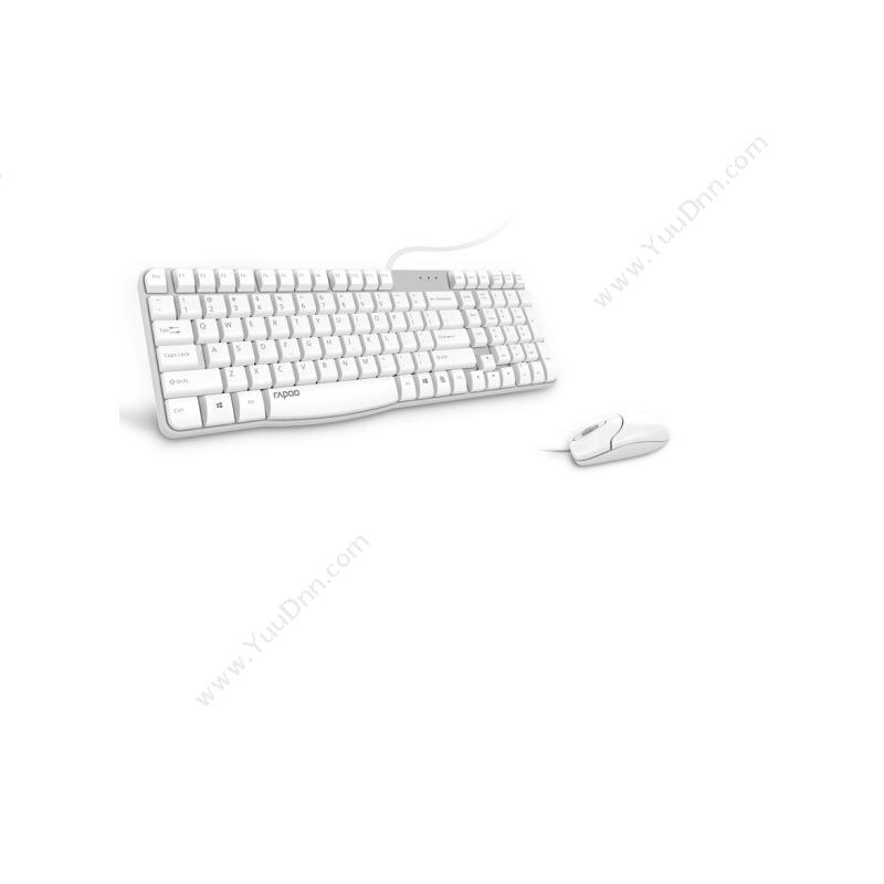 雷柏 Rapoo X120S（白） 有线键鼠套装