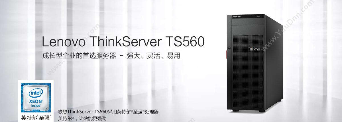 联想 Lenovo Thinkserver TS560  E3-1220v6/16GB   /3*1T SATA/1000M网卡/卡RAID5/DVD-ROM/键鼠/三年上门保修 塔式服务器