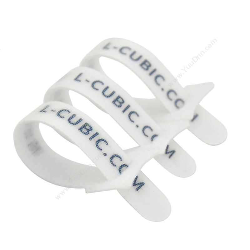酷比客 L-Cubic LCOMWH301 魔术束线带 14*145mm 白色 理线扎带