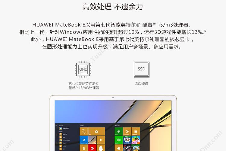 华为 Huawei MateBook E 二合一 12英寸I58G256GW101Y 笔记本