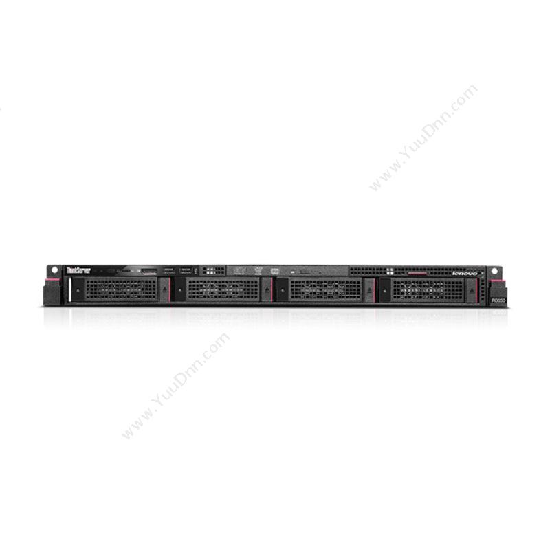 联想 LenovoThinkSystem RD550  E5-2609V38G1TB550W电源1U服务器（黑）机架式服务器