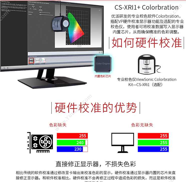 优派 Viewsonic VP2768-CN 显示器 27英寸（黑）  2K IPS无边框升降旋转 液晶显示器