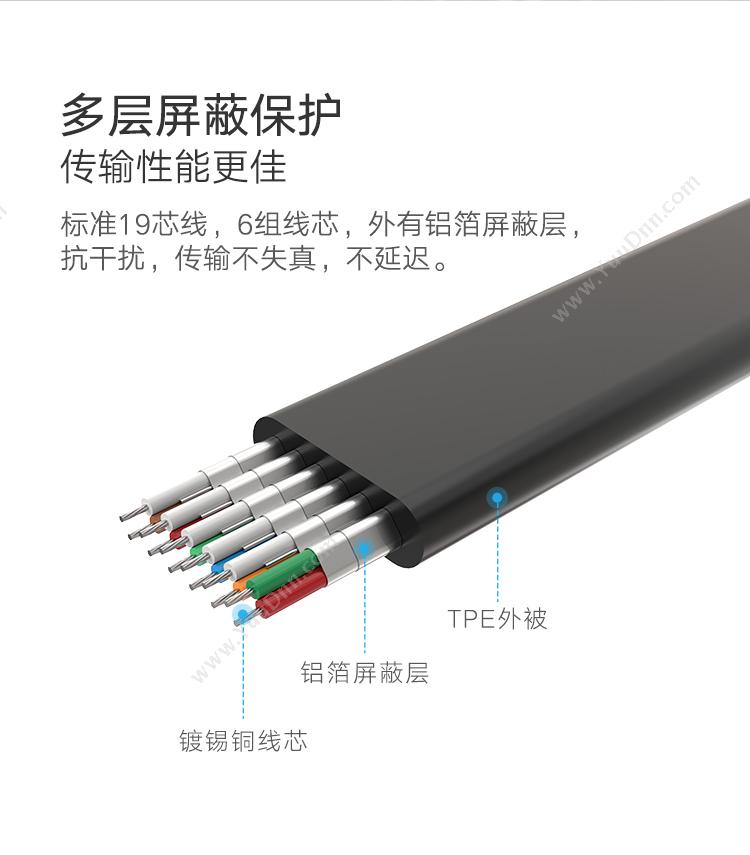 绿联 Ugreen 40248 HDMI转VGA线带音频口  黑色 转换器