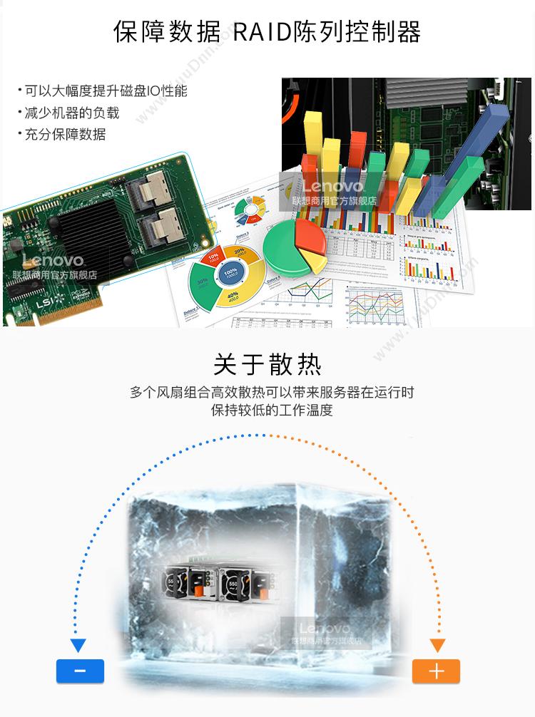 联想 Lenovo ThinkSystem SR630  2*3106（黑）  /32G/2*900G/730-8i 1G/四口千兆/DVDRW/550W 机架式服务器
