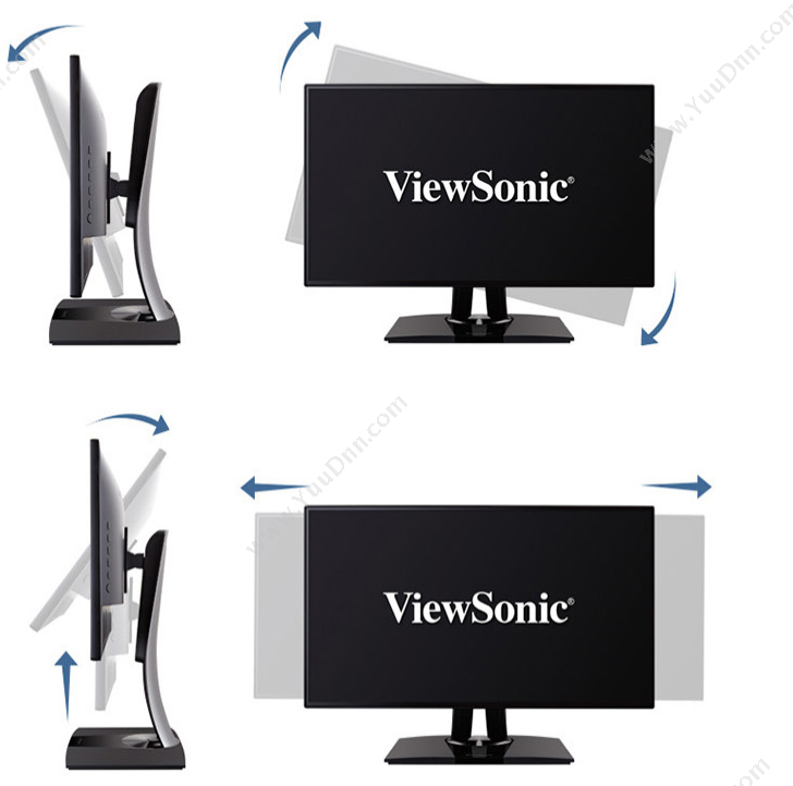 优派 Viewsonic VP2468-CN 显示器 23.8英寸（黑）  IPS无边框升降旋转 液晶显示器