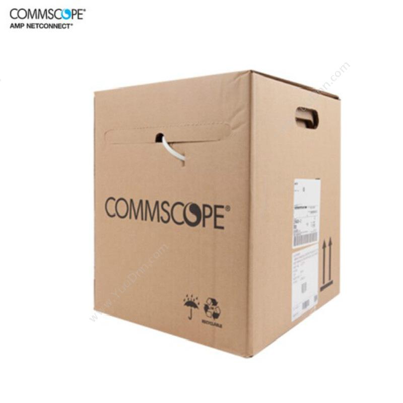 康普 Commscope219413-2 超五类屏蔽线 305米 白色  CM外皮超五类