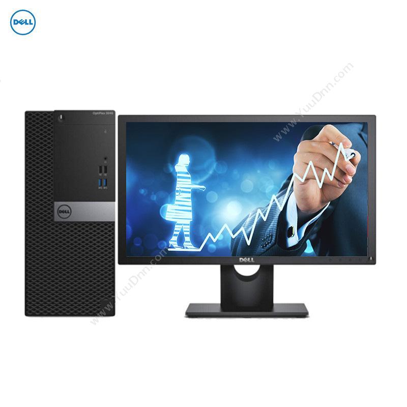 戴尔 Dell Optiplex3050MT 21.5英寸商用台式机 I5-75004G1T2G显卡W10H3Y（黑）  E2216H 台式电脑套机