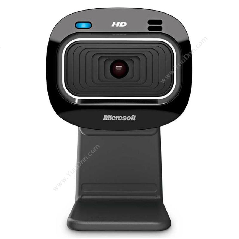 微软 Microsoft HD-3000 高清网络 USB 2.0接口（黑） 摄像头
