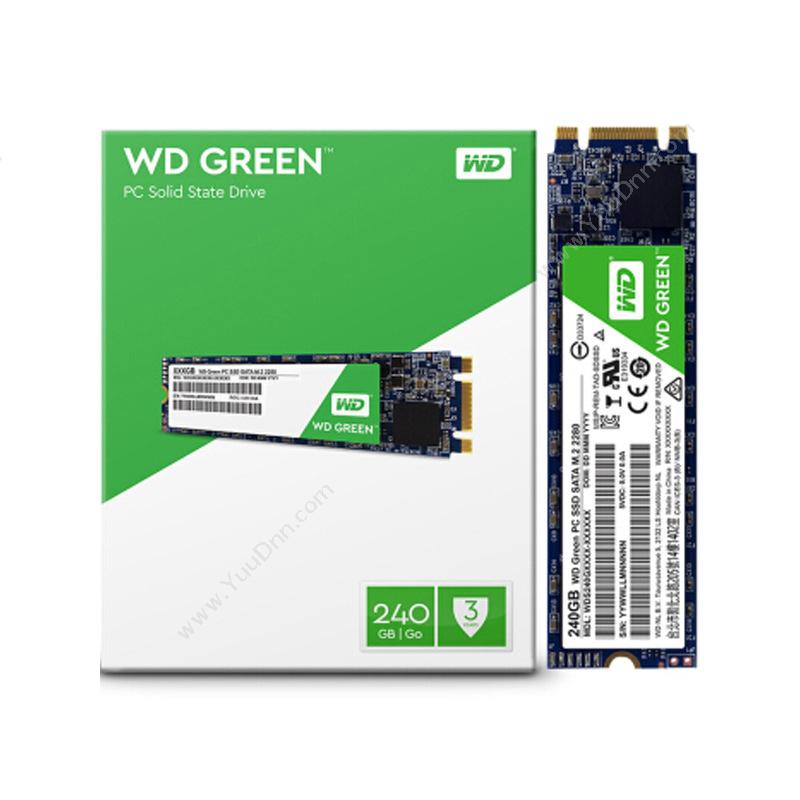 西部数据 WDWDS240G1G0B  240GB M.2接口(SATA协议） SSD 绿色固态硬盘
