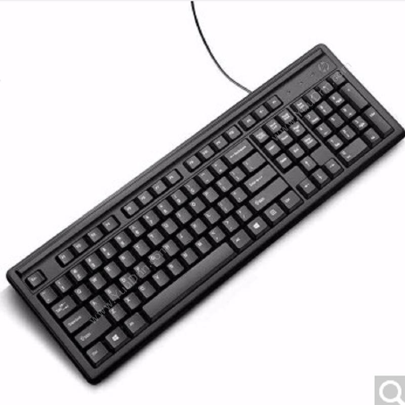 惠普 HPK100 有线USB键盘 （黑） 独立包装 商务办公持久耐用键盘鼠标