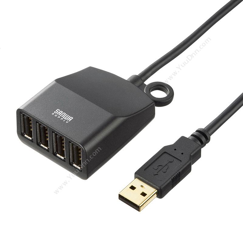 山业 Sanwa USB-HEX406BK USB延长（黑） 集线器
