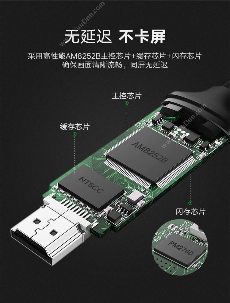 绿联 Ugreen 50291 iPhone/ipad转HDMI扩展坞数据线　灰色  灰色 转换器