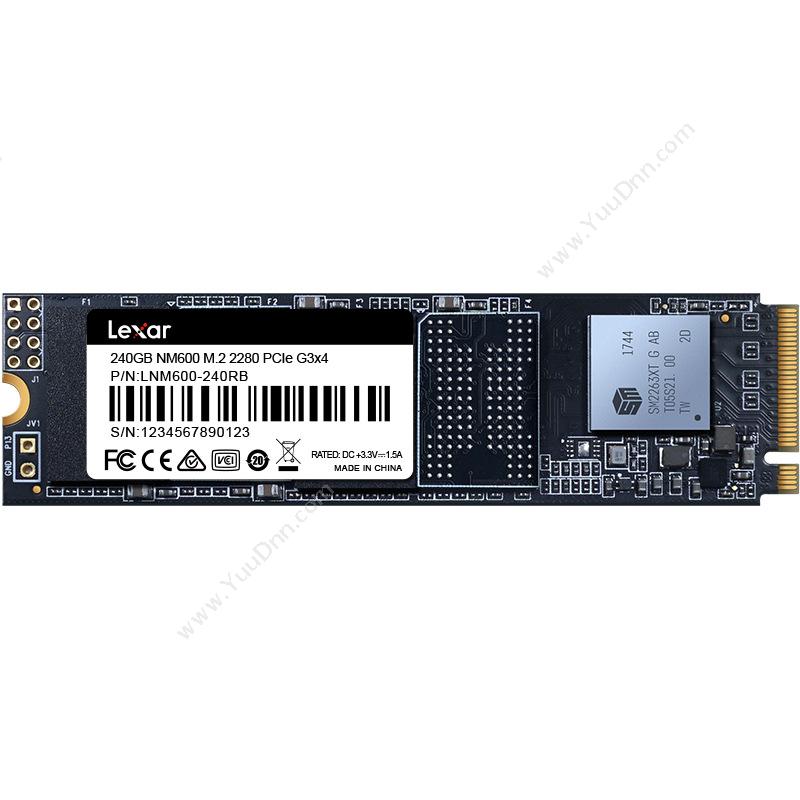 雷克沙 LexarLNM600-240RB SSD （黑）固态硬盘