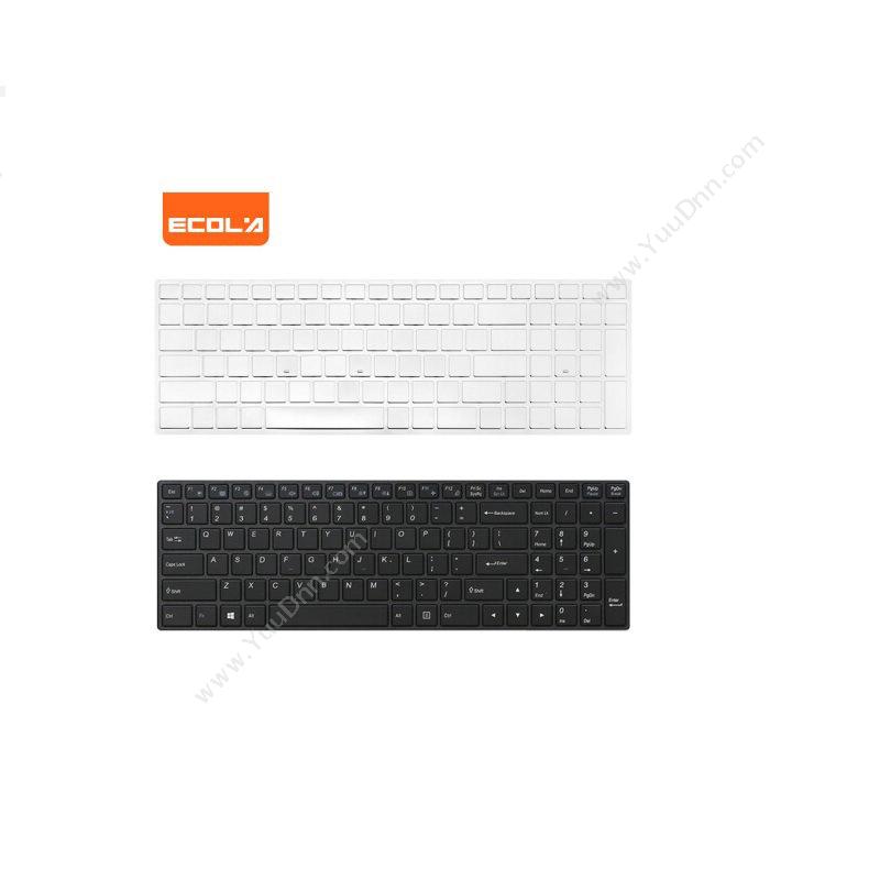 宜客莱 Yikelai EZ003键盘膜保护膜 神州战神Z6 Z7M 机械师游戏本T58（黑） 平板电脑配件