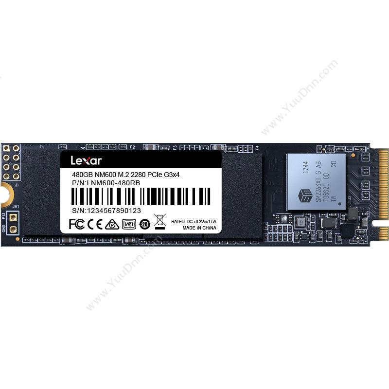雷克沙 LexarLNM600-480RB SSD （黑）固态硬盘