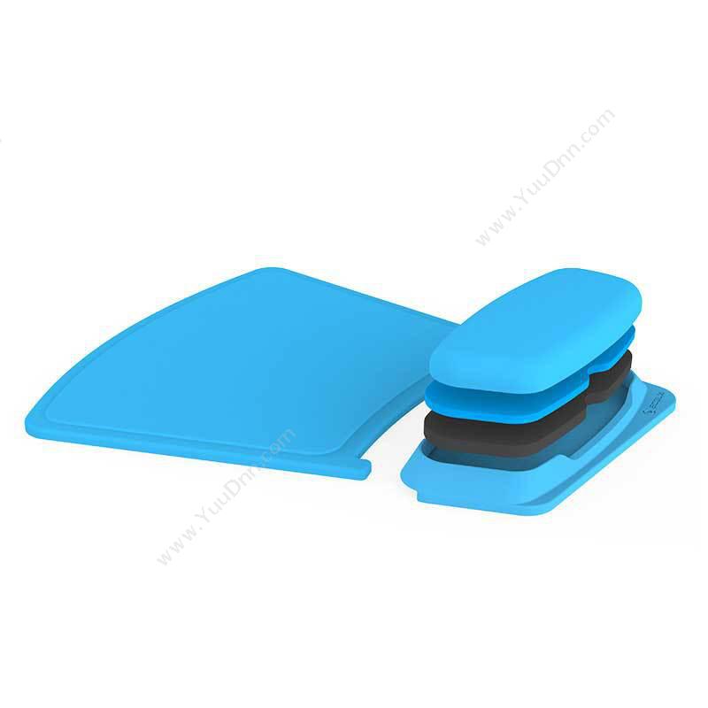 宜客莱 Yikelai EF-EZ3BL 人体工学护腕垫 236*263*26mm 湖（蓝） 鼠标垫