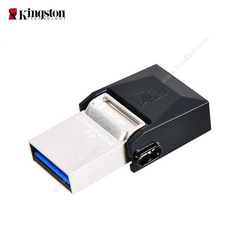 金士顿 KingstonDTDUO3/32GB  安卓 USB3 银(黑）U盘