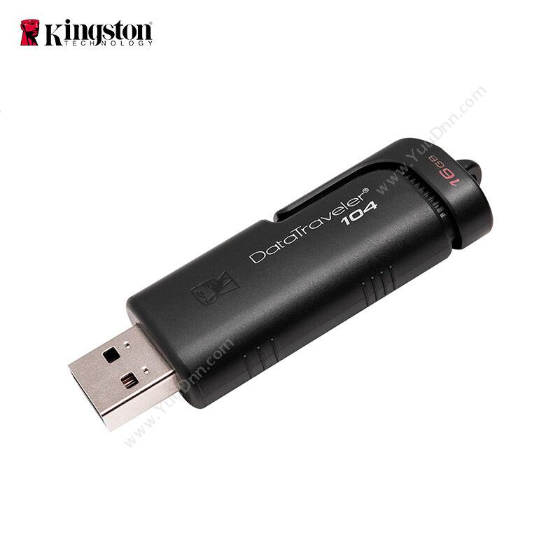 金士顿 KingstonDT104/16GB DataTraveler 104  USB2（黑）U盘