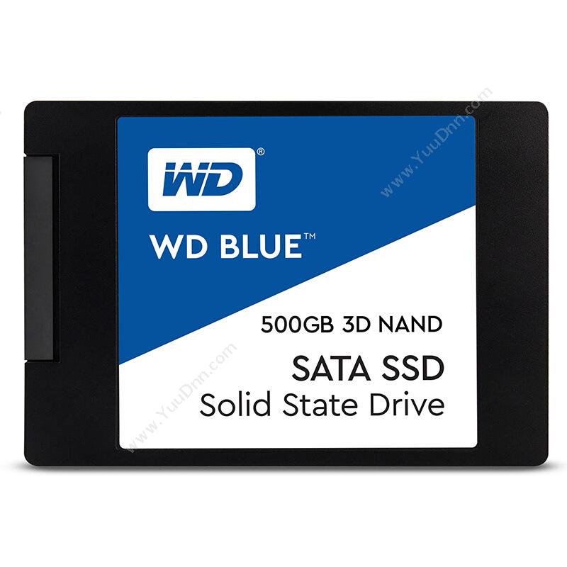 西部数据 WDWDS500G2B0A SSD SATA3.0接口 Blue系列-3D 500GB 蓝（白）固态硬盘