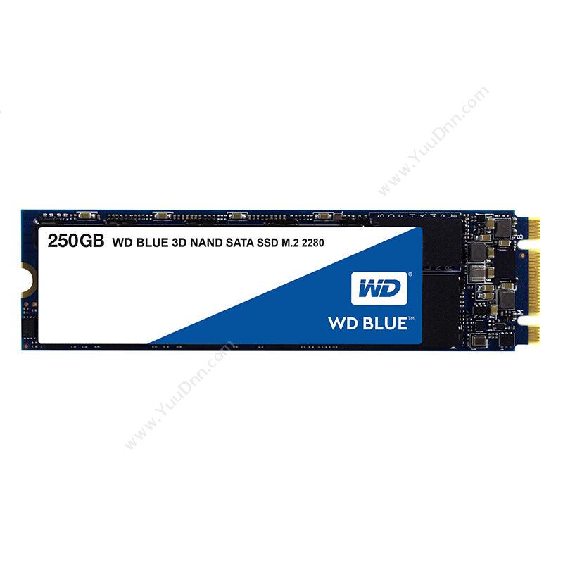 西部数据 WD WDS250G2B0B SSD M.2接口(SATA总线） Blue系列-3D 250GB 蓝（白） 固态硬盘