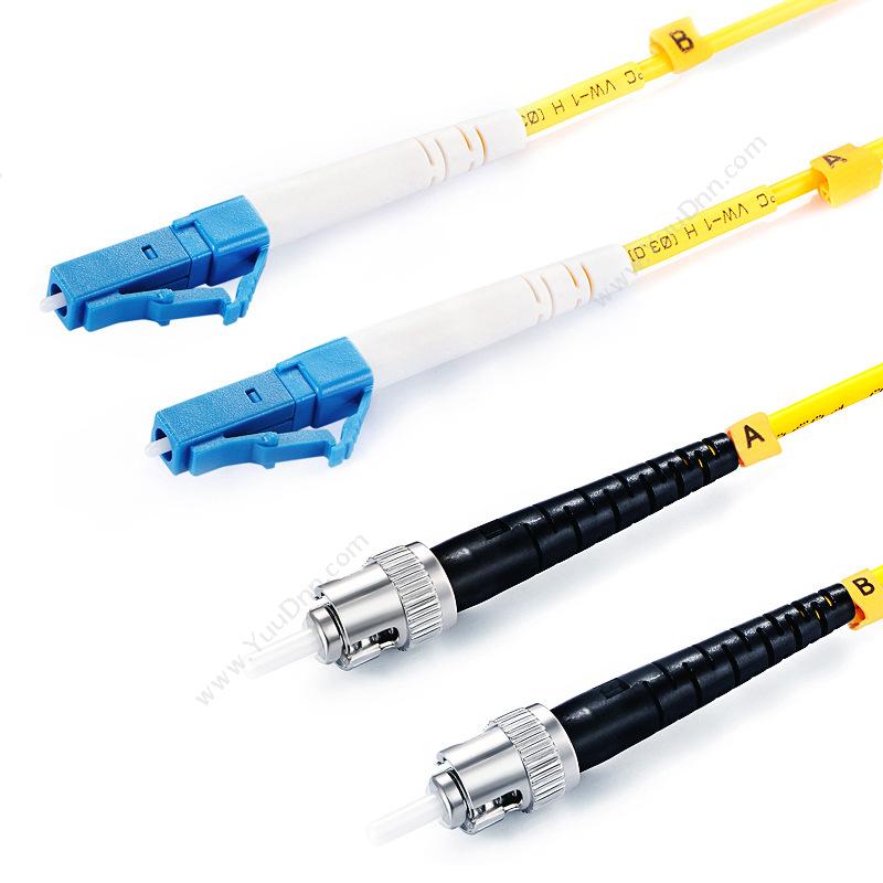 创乘 ChuangChengCA019010 电信级单模单芯  LC-ST（UPC/3.0线径） 10米 （黄） 精美袋装单模光纤跳线