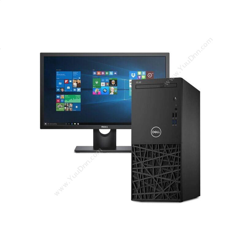 戴尔 Dell成铭 3980 19.5英寸 i3-81004GB1TBWin10H独3Y（黑）电脑套装
