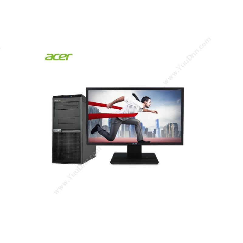 宏碁 Acer Veriton D430 5092 台式机 I7-6700   /H110/4G/1T/1G独显/DVDRW/24英寸/三年保修 台式电脑套机
