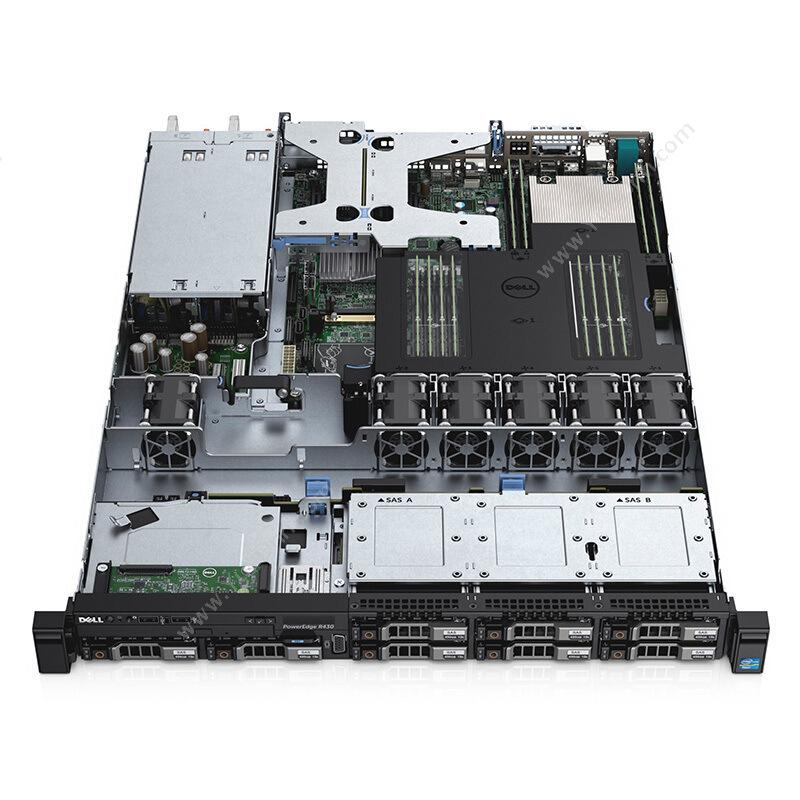 戴尔 Dell R430   银(黑）  E5-2630V4/8G/1TSAS*2/H330/DVD/3Y 机架式服务器
