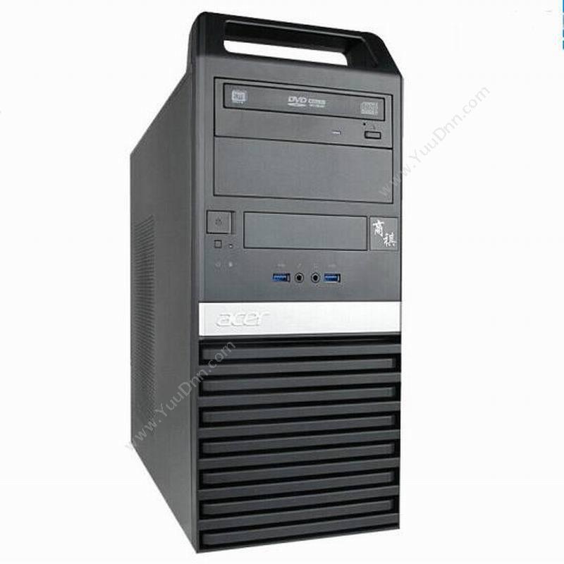 宏碁 Acer 商祺N4670 台式机 I3-8100/4G/1TB+128 SSD/无光驱/21.5（黑） 台式电脑套机
