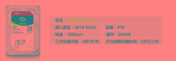 希捷 Seagate 3.5寸8T 硬盘 移动硬盘