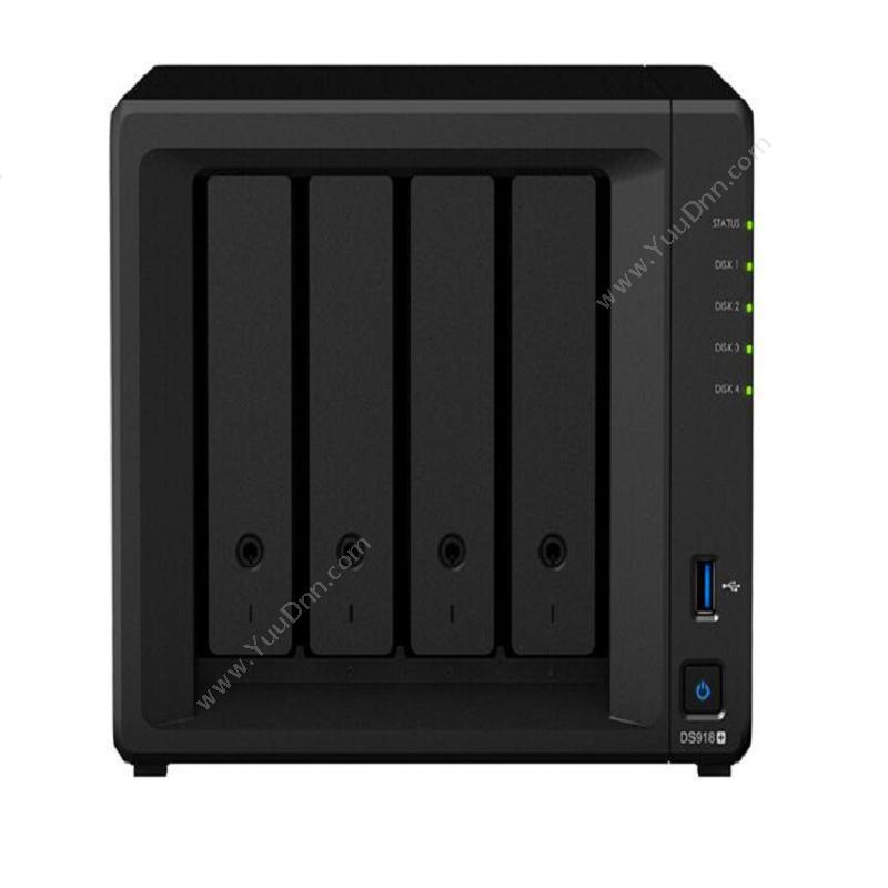 群晖 Synology DS918+ 网络存储服务器 机架式服务器