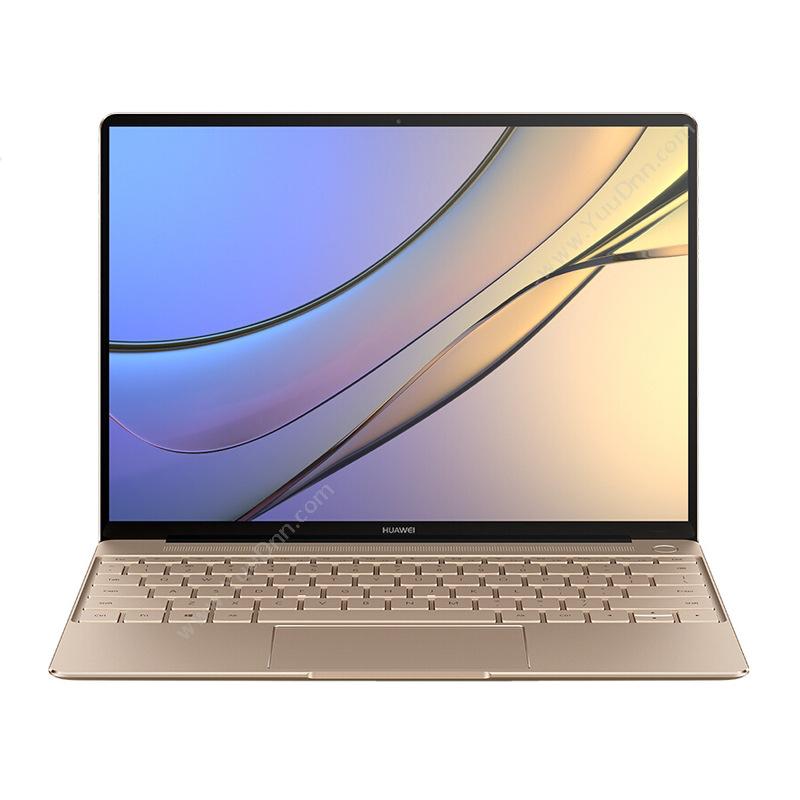 华为 HuaweiWT-W19  MateBook X（金）  i7-7500U/集成/8GB/512GB/集显/无光驱/LED/13.3英寸/2年保修/DOS笔记本