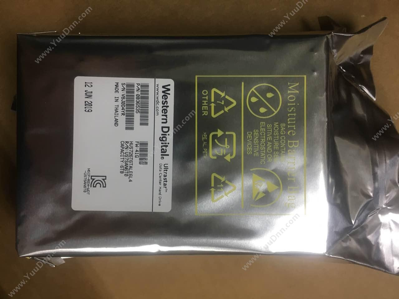 西部数据 WD HUS726T6TALE6L4 企业级硬盘 6T,7200RPM,3.5寸,SATA 其他硬盘