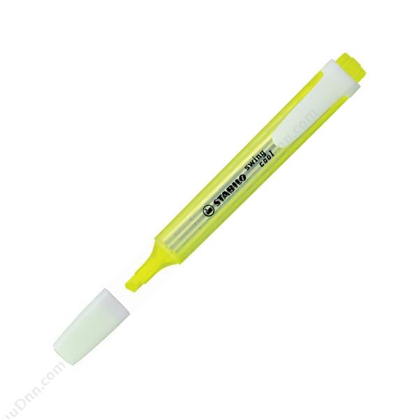 思笔乐 Stabilo275/24-CN 乐酷荧光笔（黄色，10支/盒）单头荧光笔