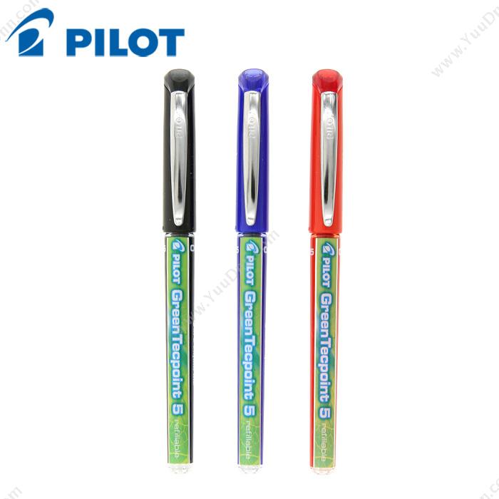 百乐 Pilot 0.5MM 威波走珠笔BX-GR5-BG-B（（黑），10支/盒 ） 插盖式中性笔
