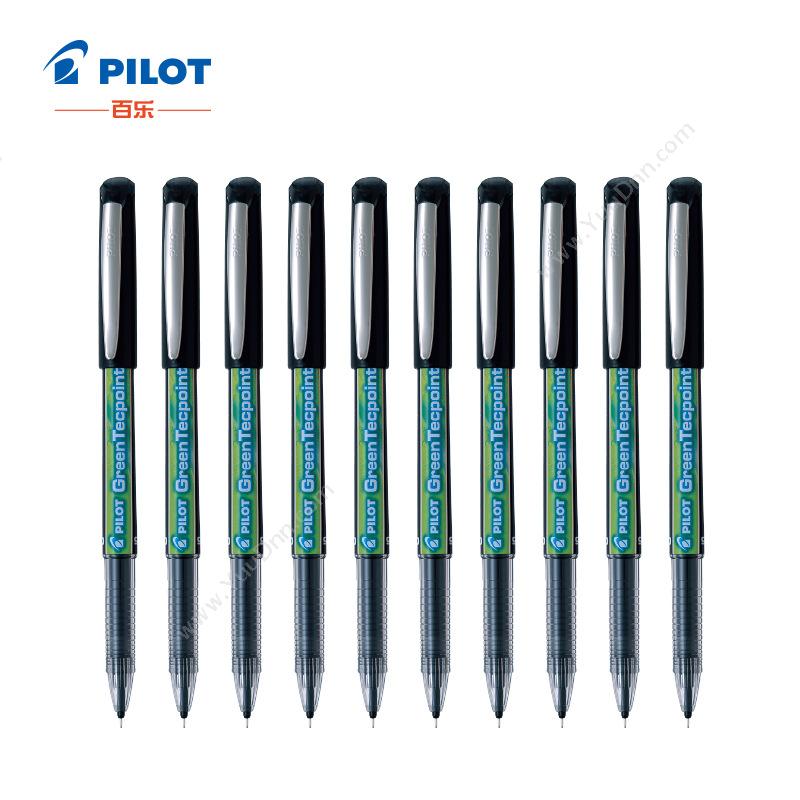 百乐 Pilot0.5MM 威波走珠笔BX-GR5-BG-B（（黑），10支/盒 ）插盖式中性笔