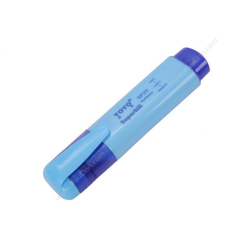 东洋 ToyoSP25 荧光笔 10支/盒  （蓝）单头荧光笔