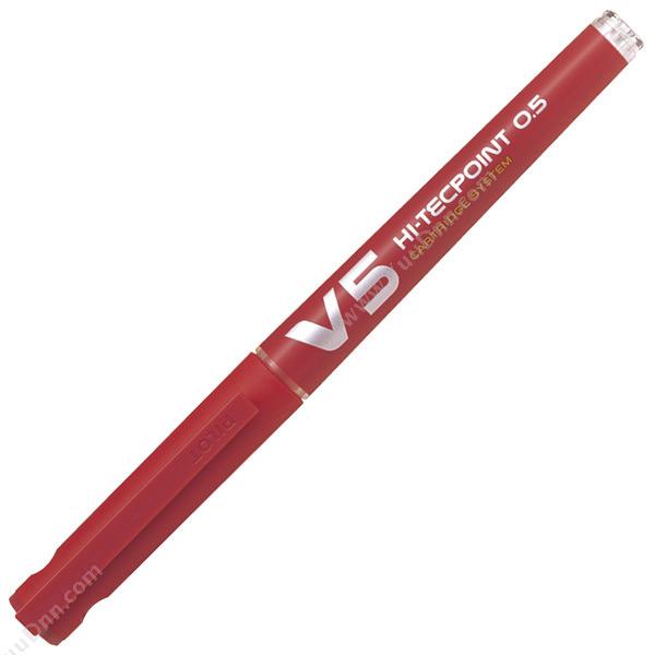 百乐 PilotBXC-V5-R-BGD V5威宝墨胆型走珠笔 0.5 红 12支/盒插盖式中性笔