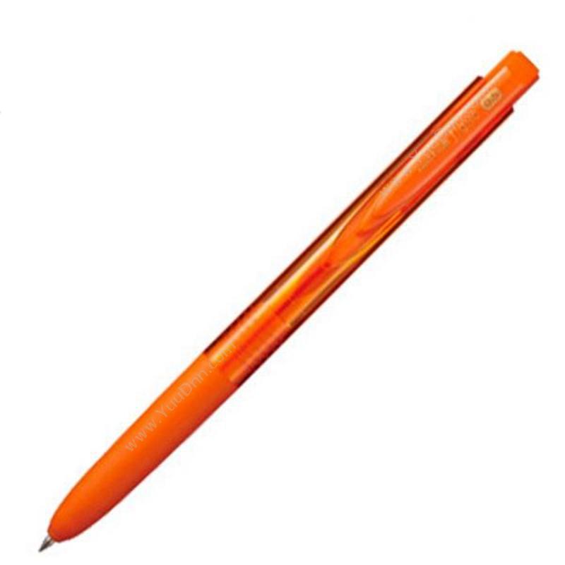 三菱 Mitsubishi UMN-155 新顺滑多彩啫喱笔 0.38mm 橙色 按压式中性笔